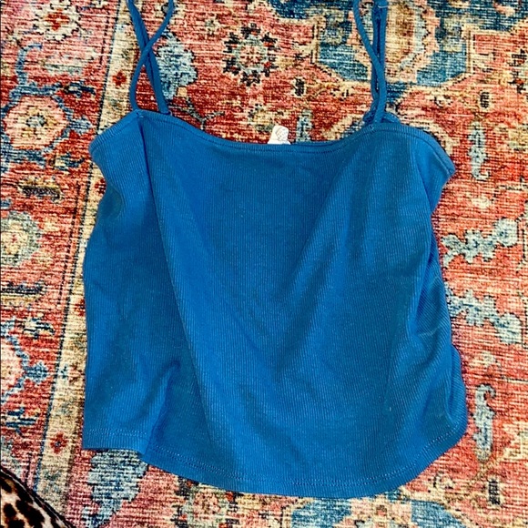 Tops - spaghetti strap crop top